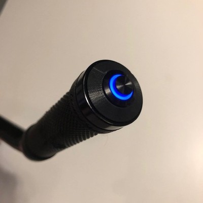 Aircraft Push-To-Talk Button with Blue LED Ring   Kitfox and Various Aircraft