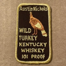 Vintage Austin Nichols Wild Turkey 101 Kentucky Whiskey Patch