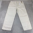 Levi’s 568 Carpenter Jeans Men's Size 36x30 Hickory Stripe Workwear Loose Fit