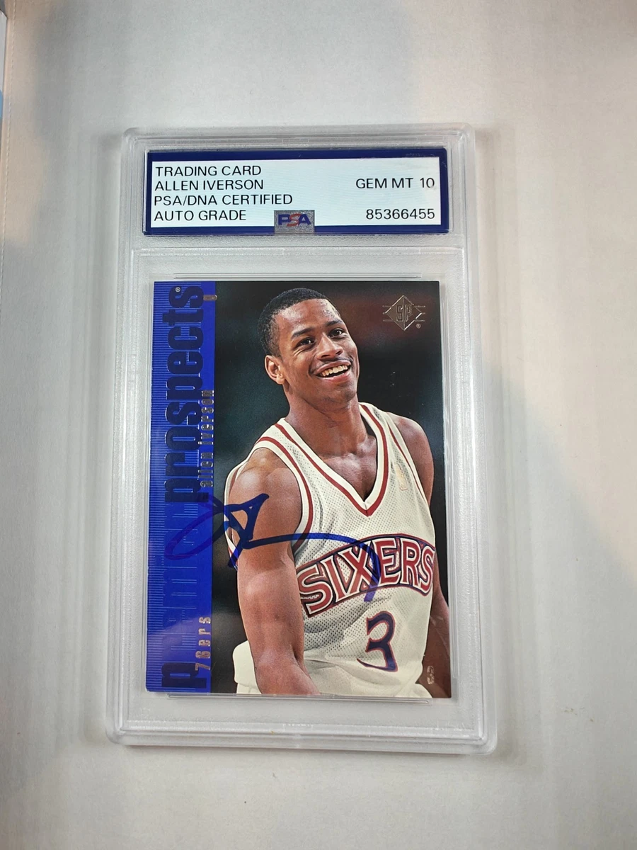 Upper Deck Allen Iverson 10 Graded Basketball Sports Trading Cards