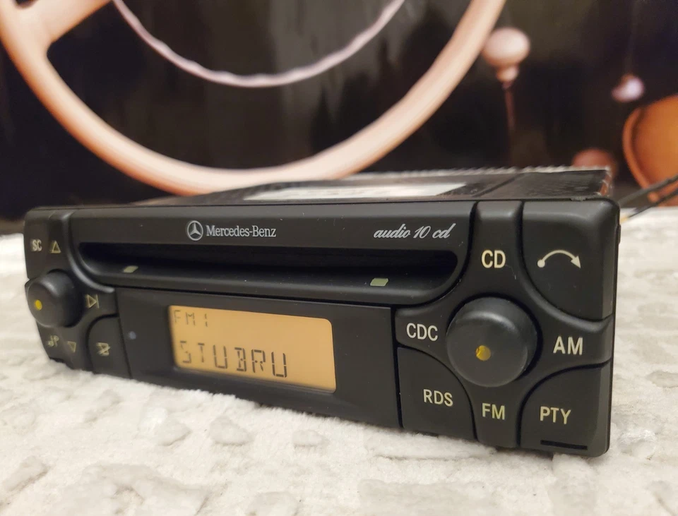 Original Mercedes Audio 10 CD MF2910 Alpine player w210 w202 w201 140 CLK SLK - Bild 3 von 4