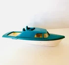 Vintage 1969 Matchbox Lesney No 9 Cabin Cruiser BOAT Blue/White Made in England