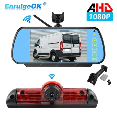 Caméra de recul sans fil+1080P ecran 7" pour Fiat Ducato Citroën Jumper Peugeot - Photo 1/4