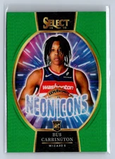 2024-25 Panini Select Neon Icons Bub Carrington Green #6