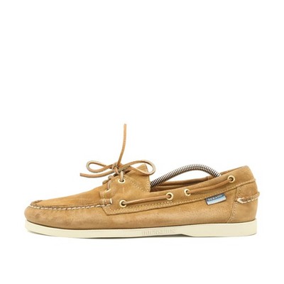 Sebago Herren Slipper EU 44 Docksides Braun Rutschfeste Sohle