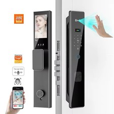 Smart Keyless Entry System Electronic Lock Door Handle with Pin Code Keypad US