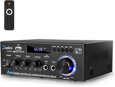 AK45 Stereo Audio Amplifier,300W Home 2 Channel Wireless Bluetooth 5.0 Power Amp