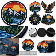 Custom Embroidered Logo Patch Personalized Iron On Sew On Clothing Badge