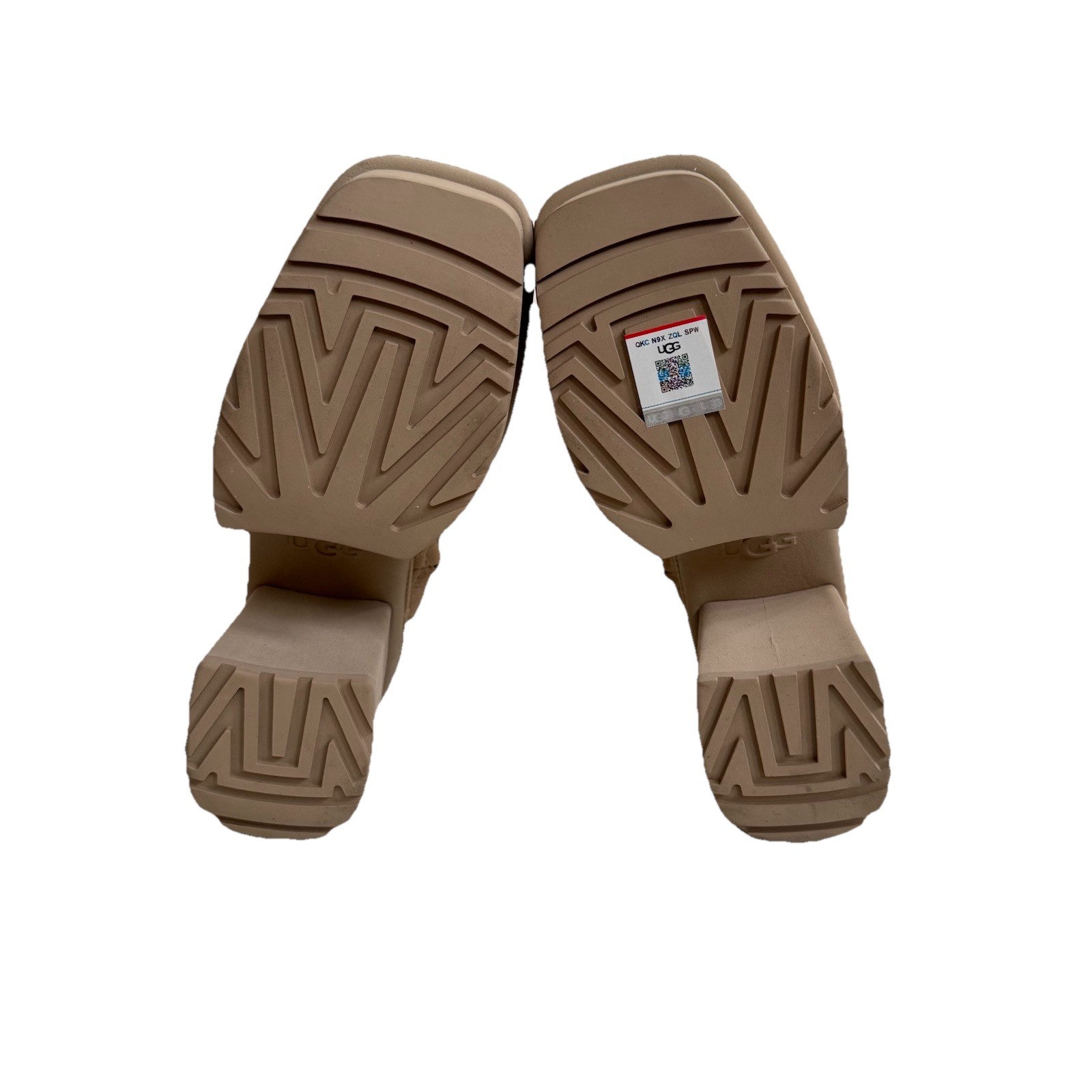 PANTOFOLA D’ORO STIVALI GROSSI UGG NEW HEIGHTS PLATFORM SEMI DI SENAPE US 7 EU 38 UK 5