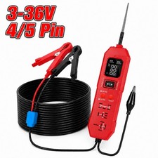 Automotive Relay Tester 3.5v-36v 4/5 Pin DW833 Upgraded with LED Work Light