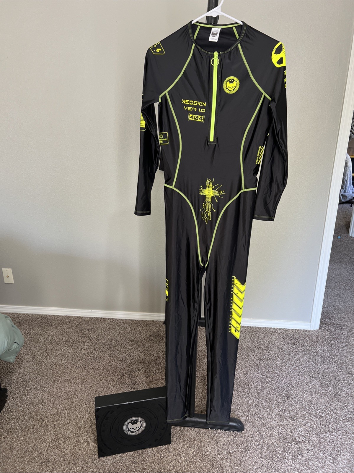 Hiro Gato Neoskin Neo Skin Cyber Suit With Hood Large Male