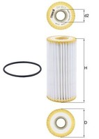 Mahle Ox 1217D ÖLfilter FüR Audi,Cupra,Porsche,Seat,Skoda,Vw