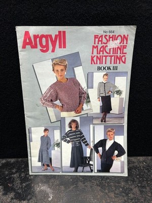 Argyll Fashion Maschine Strickbuch 3 Damen 14 Designs Nr.664 Ref FC8