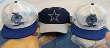 Vintage NFL Dallas Cowboys Hat Cap Snapback Blue Gray Football NFL 90s Lot Of 3