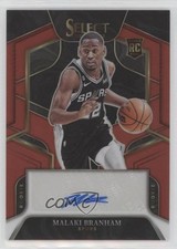 2022-23 Panini Select Rookie Signatures Red Prizm 99/99 Malaki Branham Auto 14t3