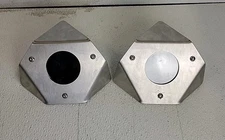 Lot Of 2 Videolarm WS6S-30NF Bulletproof Corner Wall Security Camera Used