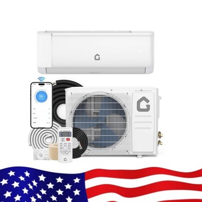 Smart WiFi Alexa Remote Control Heat Pump Mini Split Air Conditioner, 12000 BTU,