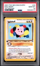 2001 POKEMON NEO DISCOVERY #40 IGGLYBUFF 1ST EDITION PSA 10 on eBay