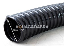 BLACK POND CORRUGATED FLEXIBLE HOSE FISH GARDEN FILTER PUMP FLEXI PIPE HOSING