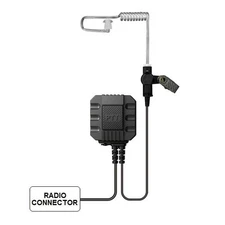 1 - Tactical 1-Wire Acoustic Tube Surveillance Kit for Motorola Two-Way Radios