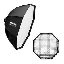 Profoto Silver Softbox 4 Feet Octa with 1 F Stop Diffuser Bundle