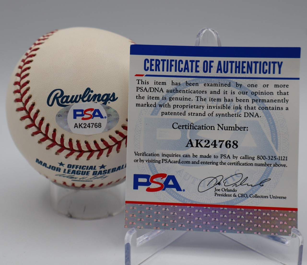 Frank Howard (NL ROY) Signed Baseball Autograph Auto PSA/DNA AK24768 view 3