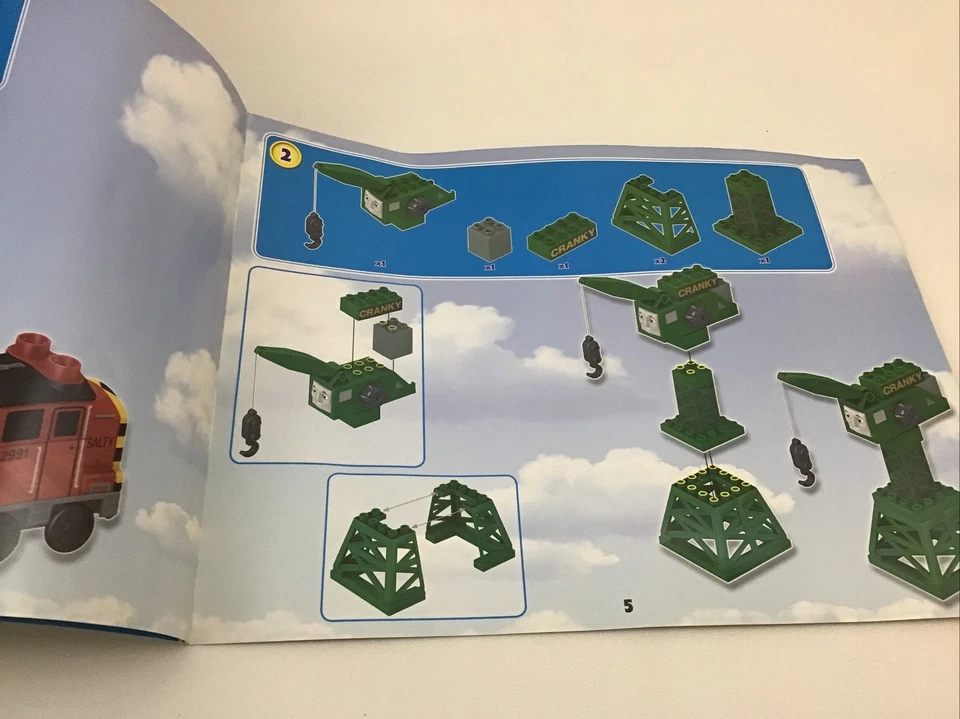 Mega Bloks 10517 Thomas & Friends Thomas Cranky the Crane With Instructions - Image 3 of 4
