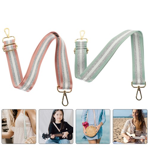 2 Pcs Cinghie Luminose Per Le Borse Spalla Di Borsa Da Donna Mancare