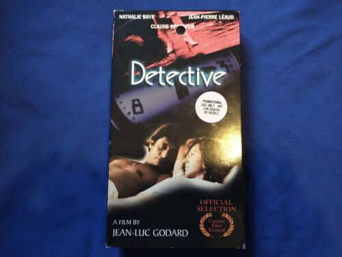 Detective (VHS, 1998) 1985 - Rare Tape - Jean-Luc Godard - Promotional Screener - Picture 1 of 9