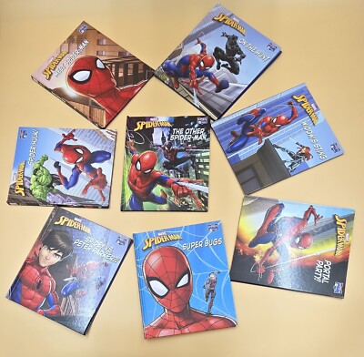 Marvel Spiderman Me Reader Story Reader Lot Of 8 - BOOKS ONLY- No Sound Pad