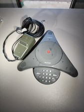 POLYCOM SoundStation Conference Phone 2201-03308-001-F w/ Wall Module Power Cord
