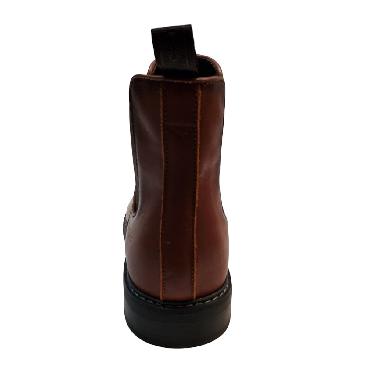 Calvin Klein Men\'s Fenwick Leather Pull On Boots in Medium Brown Amazon.com | Calvin Klein Men main image 2