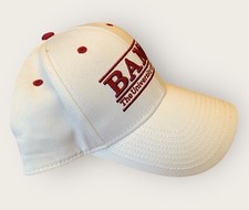 University of Alabama Hat Men s White Adjustable Snapback Crimson Tide NEW