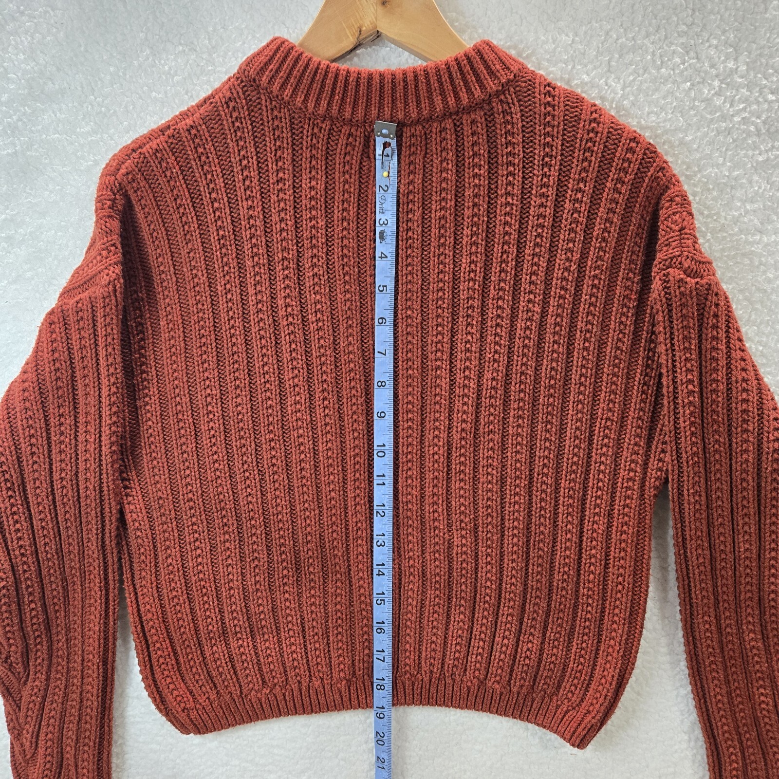 Universal Thread Womens Medium Burnt Orange Chunk… - image 7