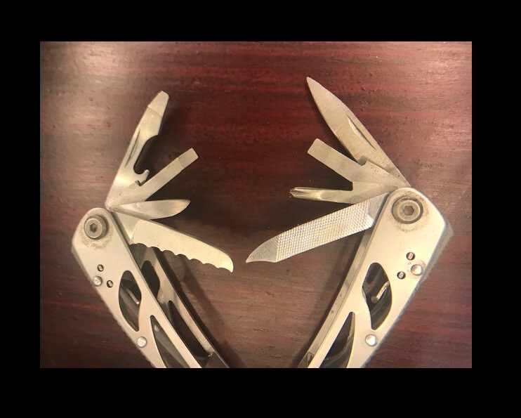 9-in-1 OUTDOOR STEEL MULTI TOOL PORTABLE CAMPING FITS IN POCKET 3.1oz