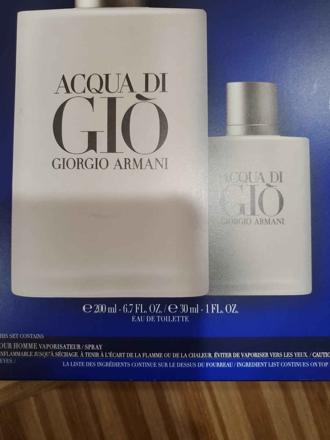 Armani Acqua Di Gio Gift Set 2023/ 6.7oz & 1 oz eBay