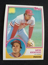 1983 Topps Baseball Card #374 Wayne Krenchicki  Cincinnati Reds NmMt Free Ship!
