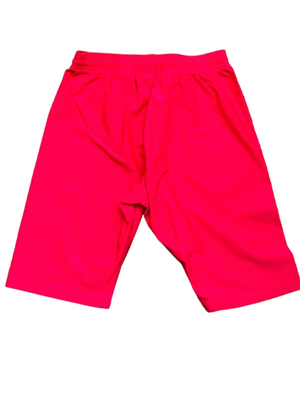 NIKE Mens Bike Shorts Red Nylon Lycra Cross Training Vintage Deadstock