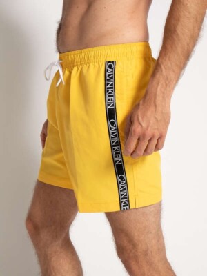 Calvin Klein Mens Logo 5  Volley Swimsuit Quick Dry Swim Trunks Short Size S