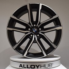 GENUINE BMW 3 SERIES 797M 19" MATT BLACK & DIAMOND TURNED FRONT ALLOY WHEEL X1