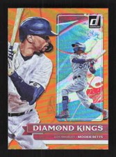 Mookie Betts DK 2022 Donruss  Holo Orange Los Angeles Dodgers #27