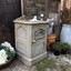 thumbnail 2 - Touch of Gold Ornate Rustic Grey Painted Country Vintage Bedside Cabinet Table 