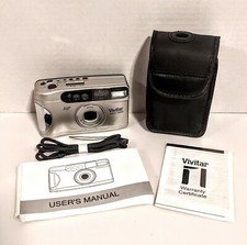 Vivitar PZ2370 Date Back DB Compact 35mm Film Camera Power Zoom