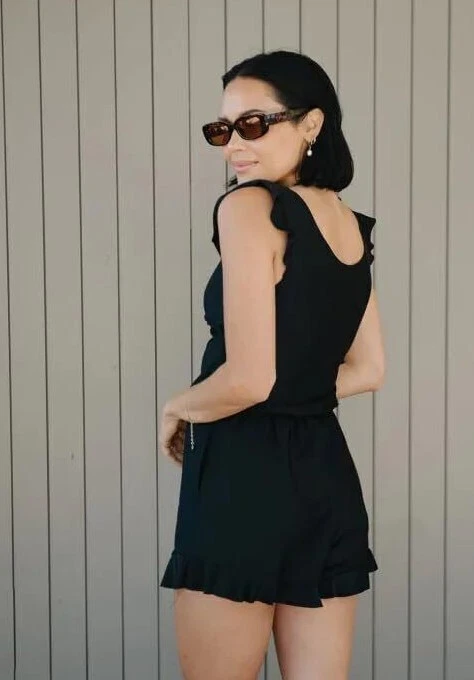 Badestrampler mit integriertem BH und Leggings, Badeoverall mit integriertem BH - Bild 3 von 4