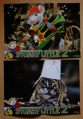 Q322 - 10x Aushangfotos - Stuart Little 2 - 2002 Michael J. Fox, Geena Davis, Hu