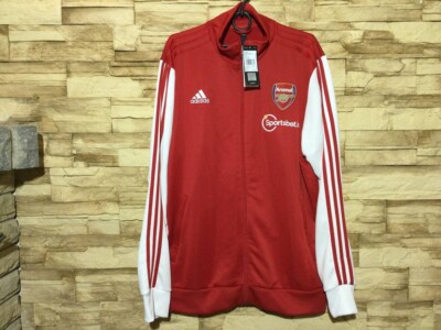 ARSENAL LONDON 2020 2021 FOOTBALL SOCCER TRACK TOP JACKET ADIDAS