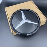 FüR 2016-2022 Mercedes Benz Neu E Serie W213 Grill Abzeichen Schwar Stern Emblem