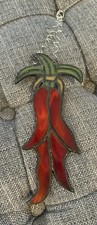 Stained Glass Red Chilli Peppers Sun Catcher 7