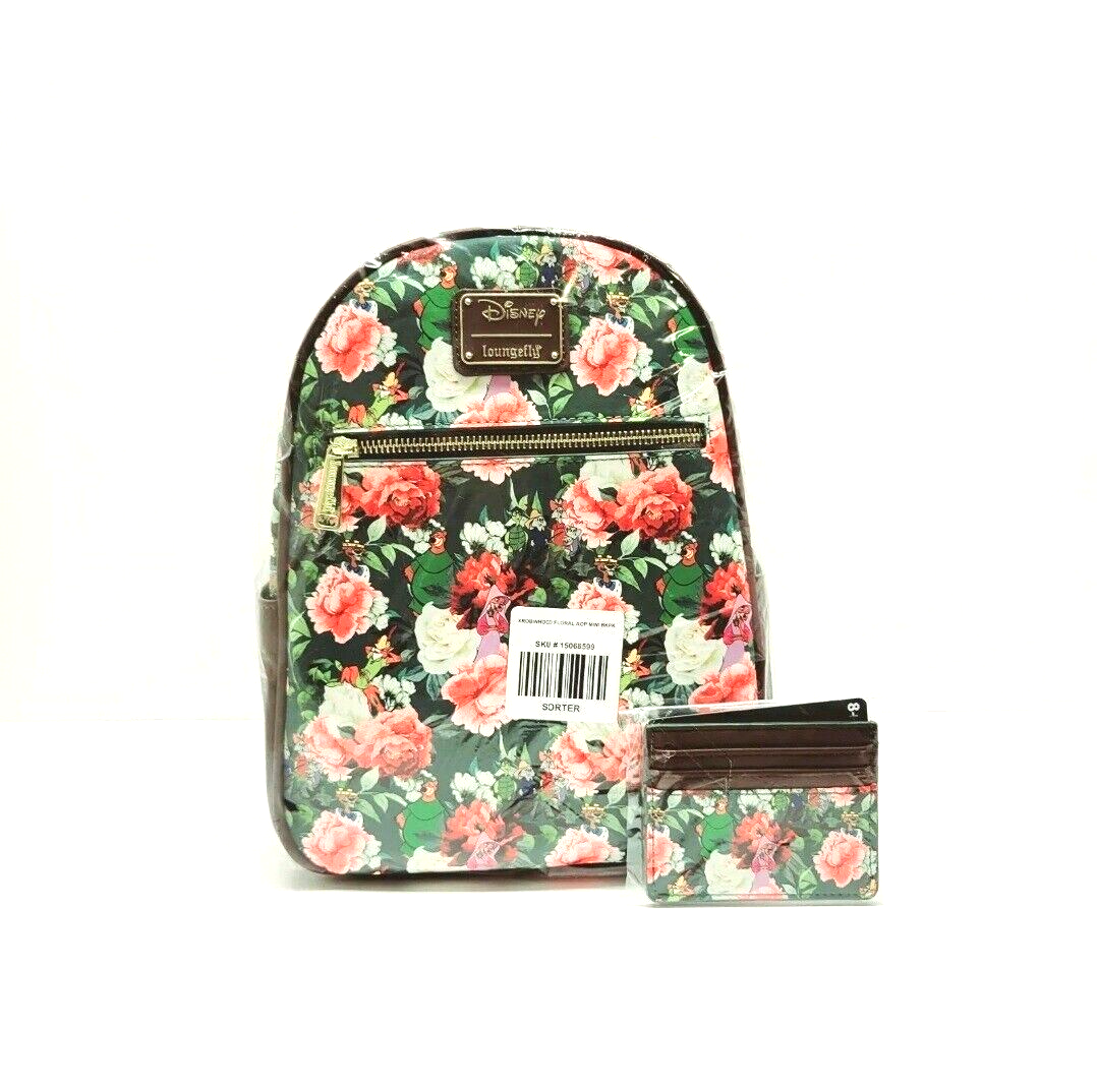 Loungefly Disney Robin Hood Characters Floral Mini Backpack  display picture 3
