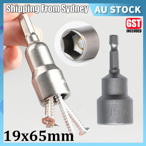 19mm Caravan Leg Winder Hexagon Socket Adaptor for Drill